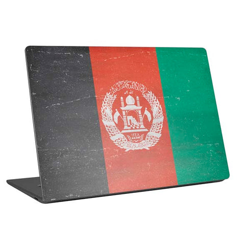 Afghanistan Flag Distressed Universal Laptop 16.6in (13.4 x 9.7in) Skin